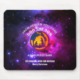 Alfombrilla De Ratón Elegante Navidad del Universo Cristiano Natividad