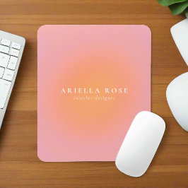 Alfombrilla De Ratón Elegante Ombre Rubor Pink Clean Feminine