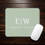 Alfombrilla De Ratón Elegante Profesional Simple Monograma Minimalista<br><div class="desc">Presentamos nuestra Elegante Colección Minimalista Profesional Simple Monograma: Eleva tu estilo con sofisticación atemporal y elegancia subestimada. Esta colección, elaborada con meticulosa atención a los detalles, presenta diseños minimalistas adornados con su monograma personalizado. Cada pieza exuda profesionalismo y refinamiento, perfecto para dar una impresión duradera en cualquier entorno. Desde la...</div>