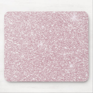 Alfombrilla De Ratón Elegante purpurina de chicas chaval rosa abstracto
