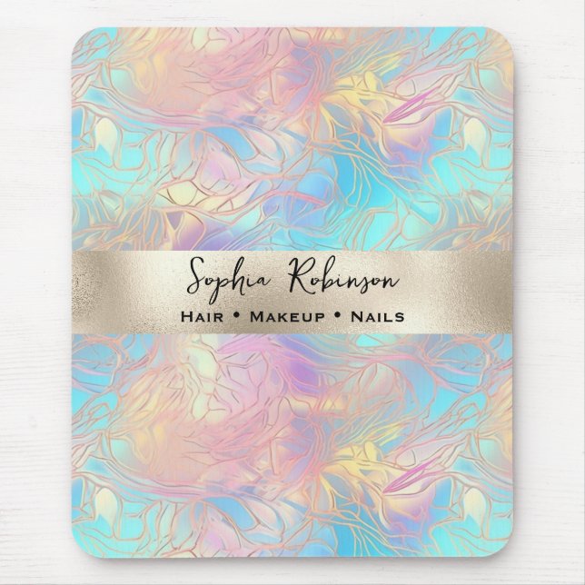 Alfombrilla De Ratón Elegante Relieve metalizado irlandés y de la Perla (Frente)