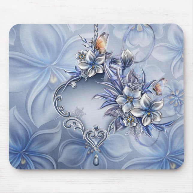 Alfombrilla De Ratón Elegante Señora #3 Mousepad (Frente)