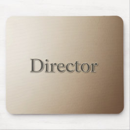 Alfombrilla De Ratón Elegante Título de Director Texturizado Arenisca E