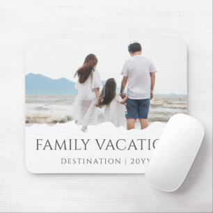 Alfombrilla De Ratón Elegante vacaciones familiares   Foto de viaje fam