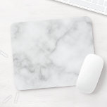 Alfombrilla De Ratón Elegante y elegante patrón de mármol blanco<br><div class="desc">Añada un toque de estilo único a su escritorio con este elegante y elegante Mousepad de motivos de mármol blanco.</div>
