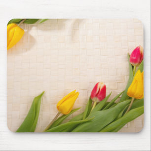 Alfombrilla De Ratón Elegantes rosas de la época floral Mousepad