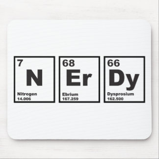 Alfombrilla De Ratón Elementos Nerdy