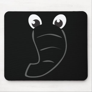 Alfombrilla De Ratón Elephant Face Cute Kids Costueen Animal G