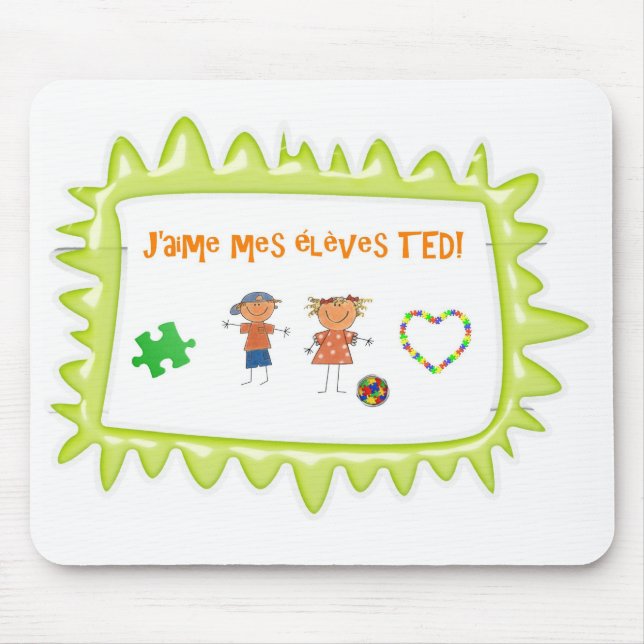 Alfombrilla De Ratón Élèves TED de los mes de J'aime (Frente)
