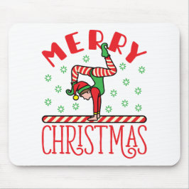 Alfombrilla De Ratón Elf, Navidades de gimnasia, a la vista