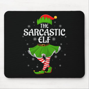 Alfombrilla De Ratón Elfo Sarcástico Navidad Familia Chicas Mujeres Elf