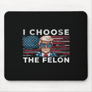 Alfombrilla De Ratón Elija El Patri Republicano Felon Funny Trump 2024