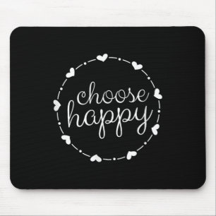 Alfombrilla De Ratón Elija Happy Cute Positive Joy Love Inspirationa