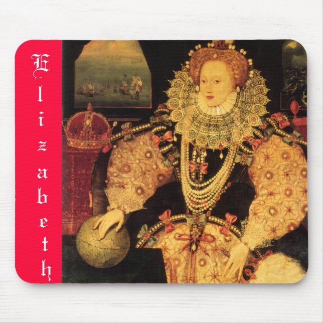 Alfombrilla De Ratón Elizabeth I Mousepad (Frente)