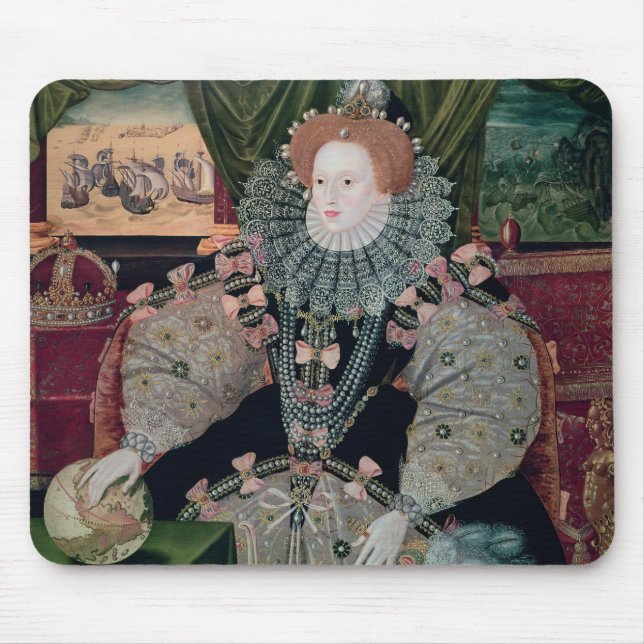 Alfombrilla De Ratón Elizabeth I, retrato de la armada, c.1588 (Frente)