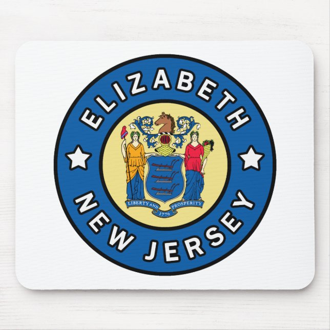 Alfombrilla De Ratón Elizabeth New Jersey (Frente)