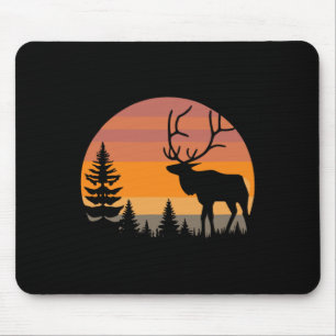 Alfombrilla De Ratón Elk Hunting - Divertido Elkaholic Ciervo Cazador d