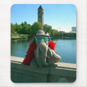 Alfombrilla De Ratón Ella en el parque