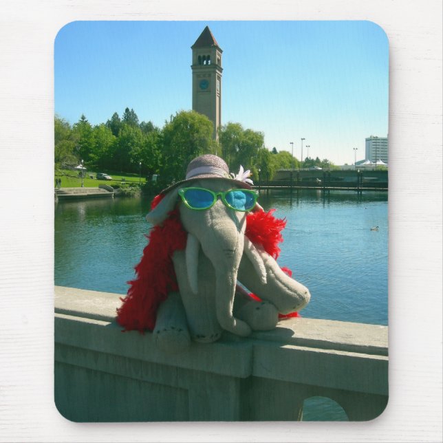 Alfombrilla De Ratón Ella en el parque (Frente)