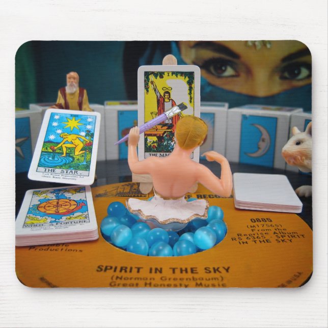 Alfombrilla De Ratón Ella que crea la buena fortuna Mousepad (Frente)