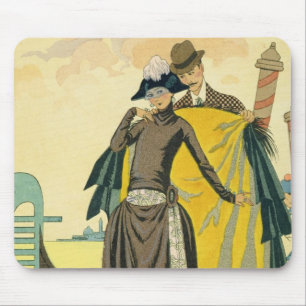 Alfombrilla De Ratón Elle y Lui, 1921 (impresión del pochoir)