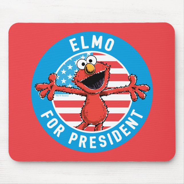 Alfombrilla De Ratón Elmo Presidente - Bandera (Frente)