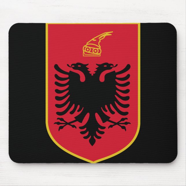 Alfombrilla De Ratón emblema de albania (Frente)