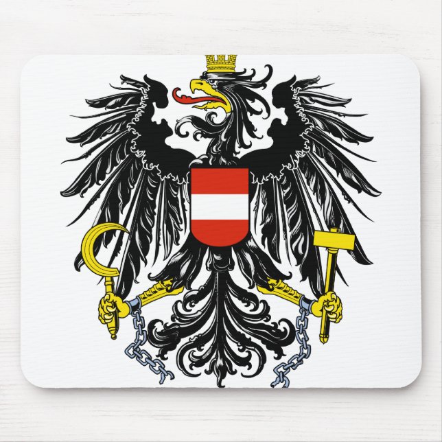 Alfombrilla De Ratón emblema de austria (Frente)