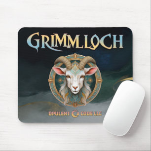 Alfombrilla De Ratón Emblema de Cabra de Fantasía RPG Grimmloch