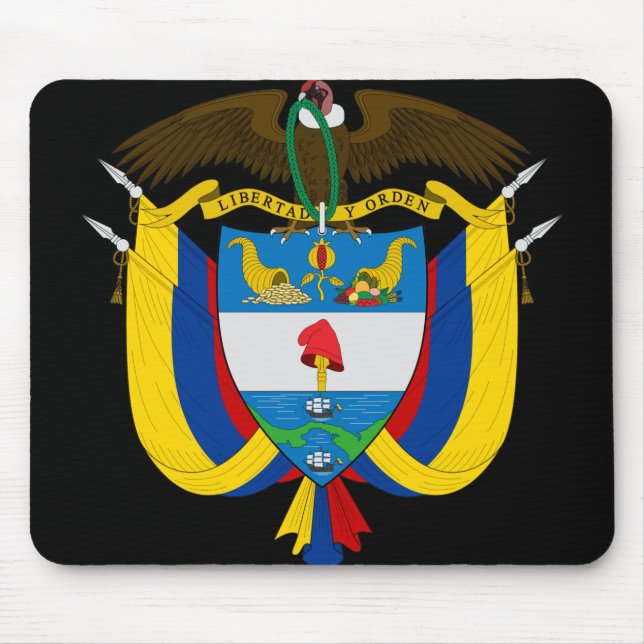 Alfombrilla De Ratón emblema de colombia (Frente)