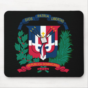 Alfombrilla De Ratón emblema de la república dominicana