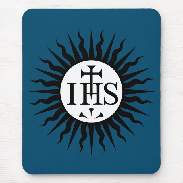Alfombrilla De Ratón Emblema de la Sociedad de Jesús (Frente)