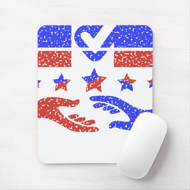 Alfombrilla De Ratón Emblema de la unidad - Celebrando la confianza col (Con ratón)