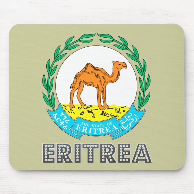 Alfombrilla De Ratón Emblema del Eritrean (Frente)