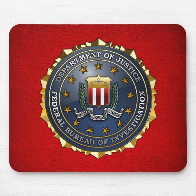 Alfombrilla De Ratón Emblema del FBI (Frente)