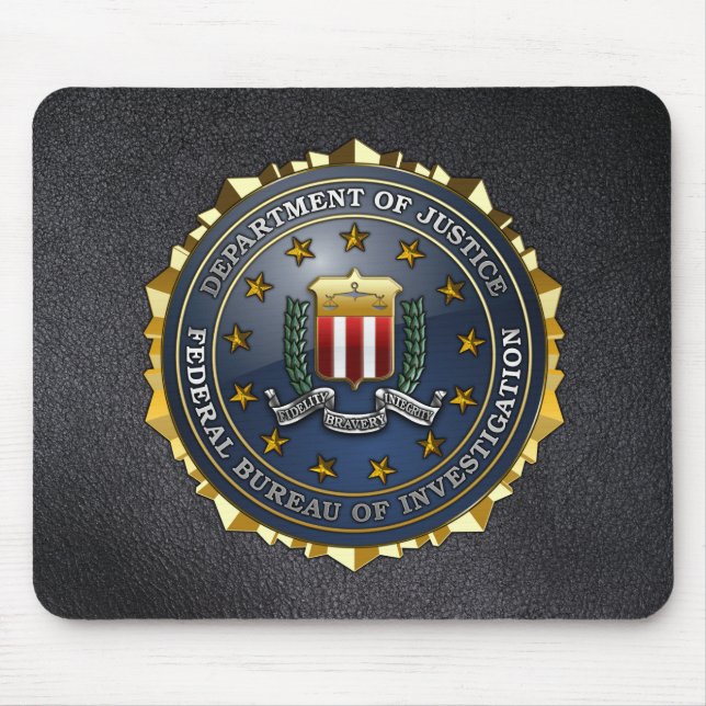 Alfombrilla De Ratón Emblema del FBI (Frente)