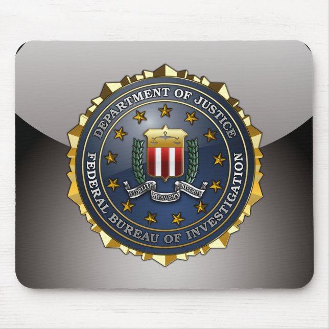 Alfombrilla De Ratón Emblema del FBI (Frente)