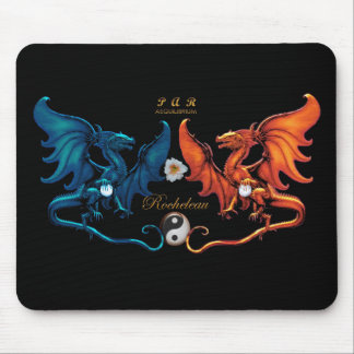 Alfombrilla De Ratón Emblema francés Mousepad del dragón