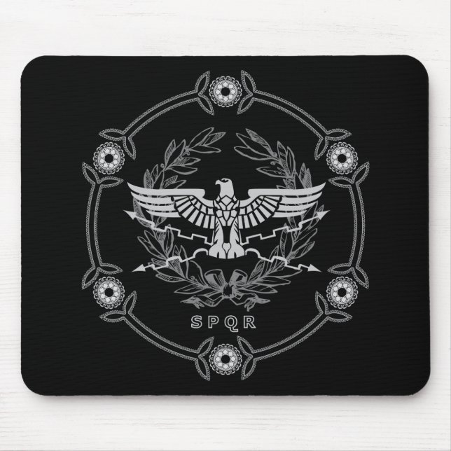 Alfombrilla De Ratón Emblema Mousepad del imperio romano (Frente)