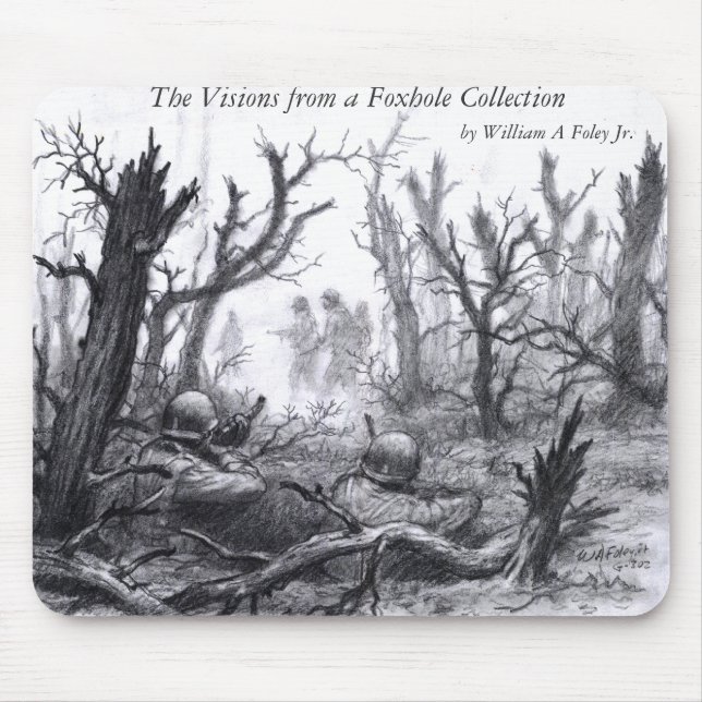 Alfombrilla De Ratón Emboscada en una patrulla alemana Mousepad (Frente)