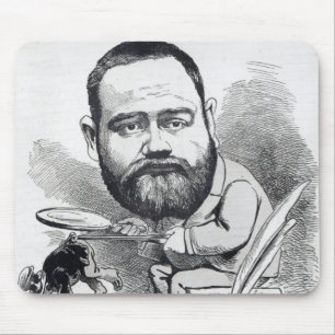 Alfombrilla De Ratón Emile Zola como naturalista, de 'L'Eclipse