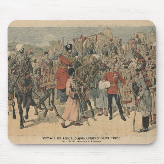 Alfombrilla De Ratón Emir de Habibullah Kahn de Afganistán (Frente)