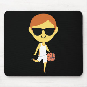 Alfombrilla De Ratón Emoji 1 de Basketball Boy