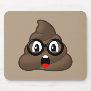 Alfombrilla De Ratón Emoji del impulso de los vidrios oh