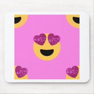 Alfombrilla De Ratón emoji del ojo del corazón