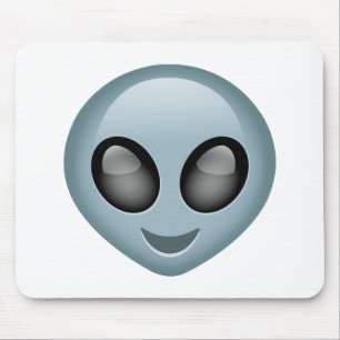 Alfombrilla De Ratón Emoji extranjera extraterrestre