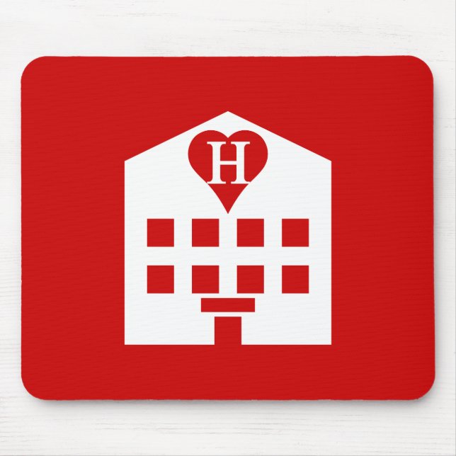 Alfombrilla De Ratón Emoji japonesa del Love Hotel (Frente)