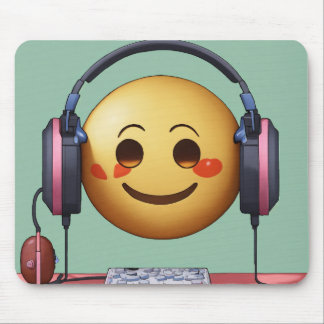 Alfombrilla De Ratón Emoji Lofi Aesthetic Mousepad - Cute & Chill Desk