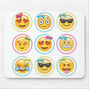 Alfombrilla De Ratón Emoji Mousepad