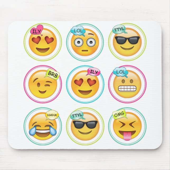 Alfombrilla De Ratón Emoji Mousepad (Frente)